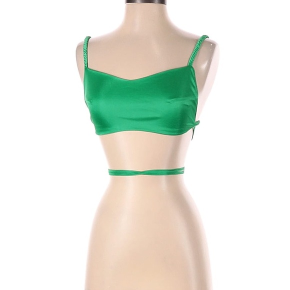 Peppermayo Tops - PEPPERMAYO satin top size 4, but since it wraps, fits a wide range of sizes.